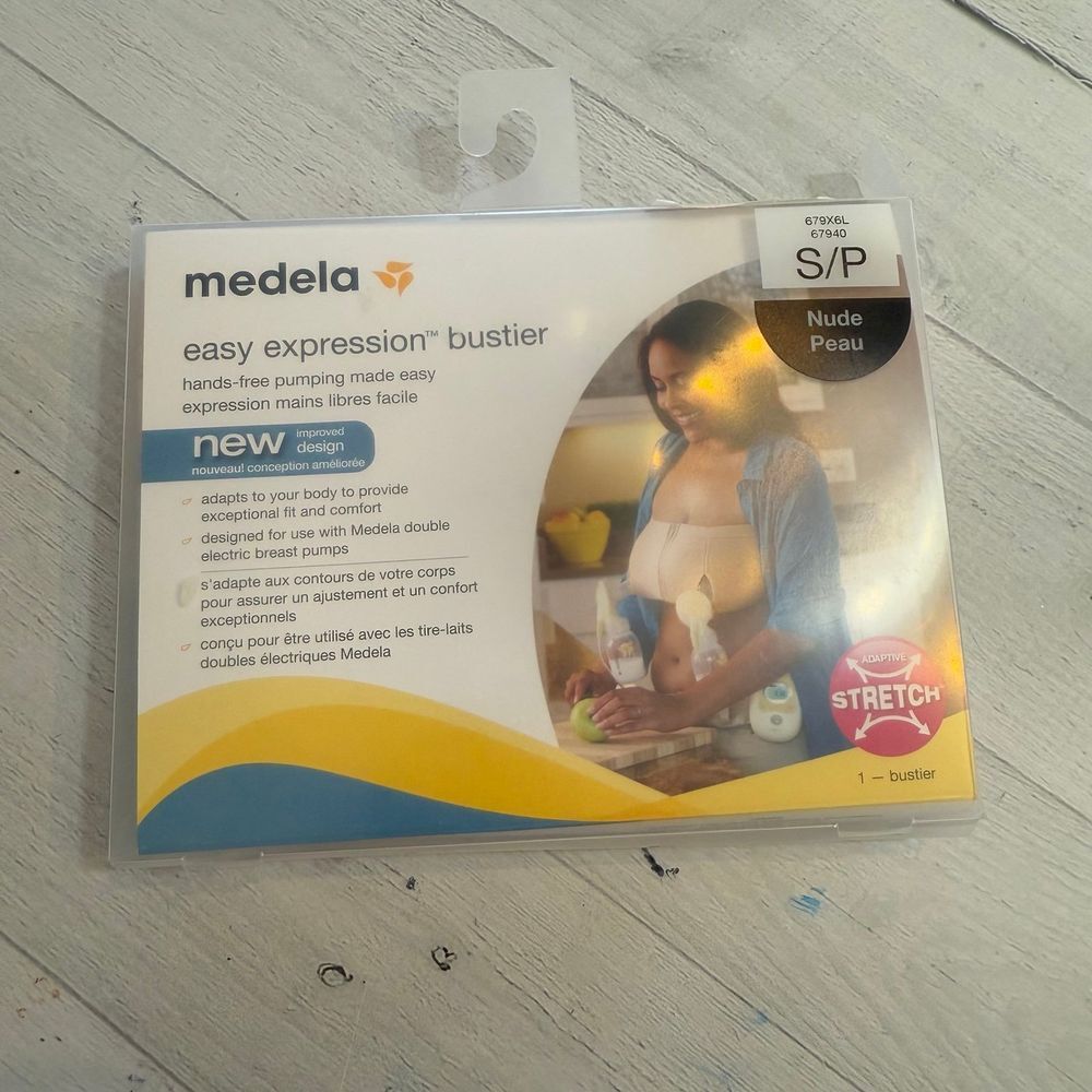 Medela Easy Expression Hands Free Pumping bustier nude small NEW